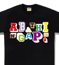 Load image into Gallery viewer, A BATHING APE BUSY WORKS VARSITY FONT TEE
