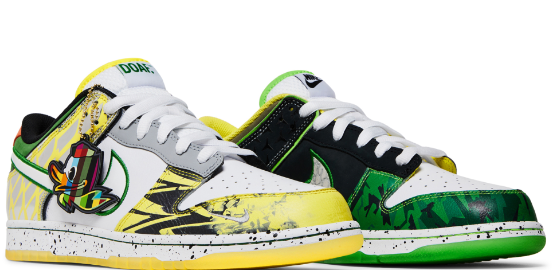 Nike Dunk Low What The Duck Away University Of Oregon PE