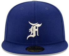 Load image into Gallery viewer, Fear of God Essentials New Era 59Fifty 2020 World Series Fitted Hat Blue
