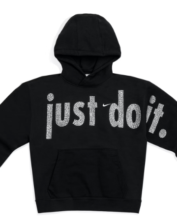 Nike x Cactus Plant Flea Market Crystal Just Do It Hoodie Black